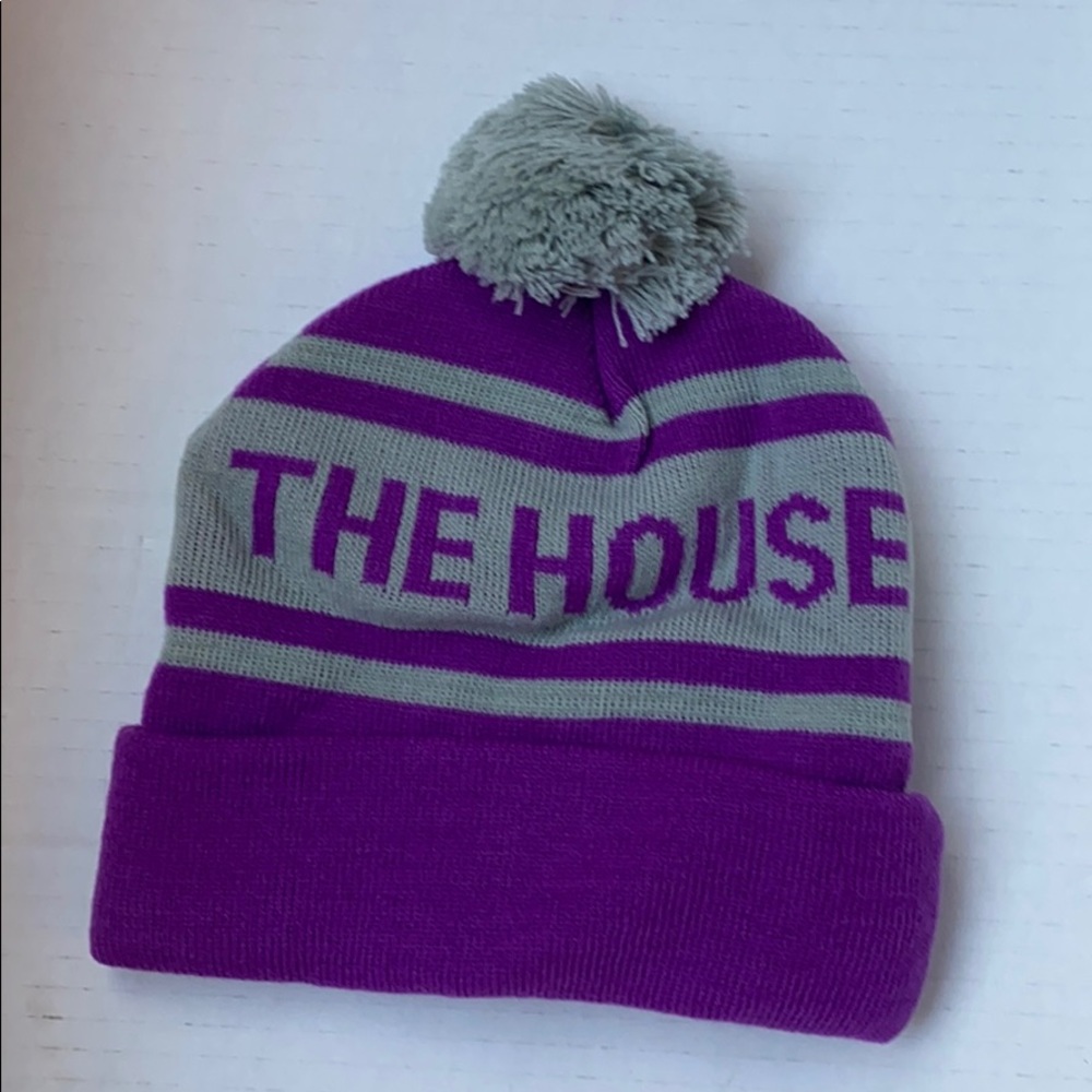 Purple beanie